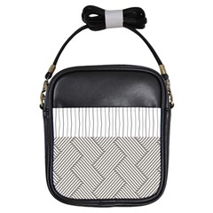 Lines And Stripes Patterns Girls Sling Bags by TastefulDesigns