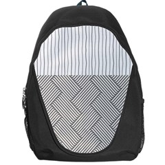 Lines And Stripes Patterns Backpack Bag by TastefulDesigns