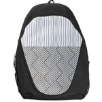 Lines and stripes patterns Backpack Bag Front