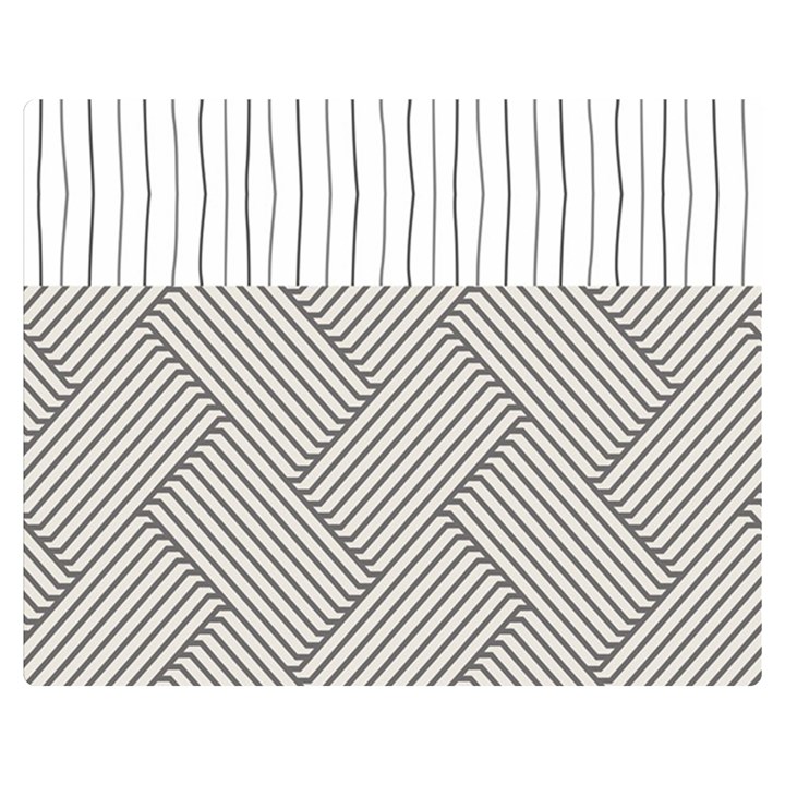 Lines and stripes patterns Double Sided Flano Blanket (Medium) 