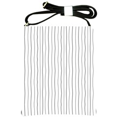 Hand Drawn Lines Pattern Shoulder Sling Bags