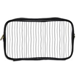 Hand drawn lines pattern Toiletries Bags 2-Side Back