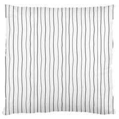 Hand Drawn Lines Pattern Large Cushion Case (two Sides) by TastefulDesigns