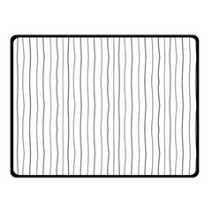 Hand Drawn Lines Pattern Double Sided Fleece Blanket (small) 