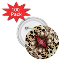 Animal Tissue And Flowers 1 75  Buttons (100 Pack)  by Amaryn4rt