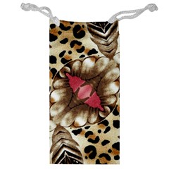 Animal Tissue And Flowers Jewelry Bag by Amaryn4rt