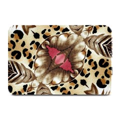 Animal Tissue And Flowers Plate Mats by Amaryn4rt