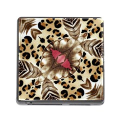 Animal Tissue And Flowers Memory Card Reader (square) by Amaryn4rt