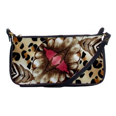 Animal Tissue And Flowers Shoulder Clutch Bags by Amaryn4rt