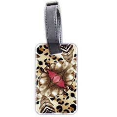 Animal Tissue And Flowers Luggage Tags (two Sides) by Amaryn4rt