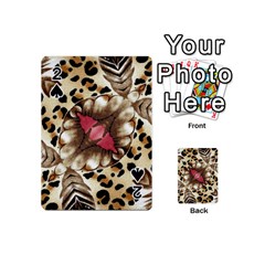 Animal Tissue And Flowers Playing Cards 54 (mini)  by Amaryn4rt