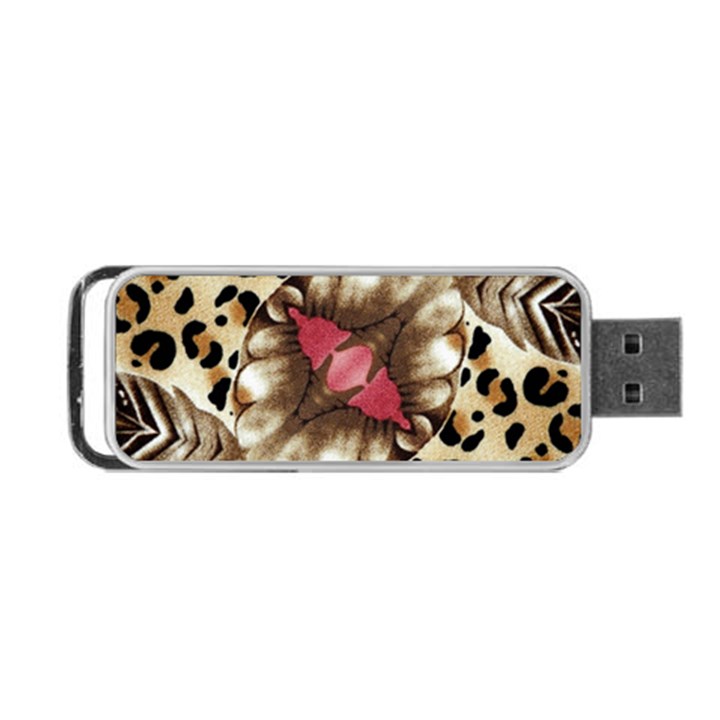 Animal Tissue And Flowers Portable USB Flash (One Side)