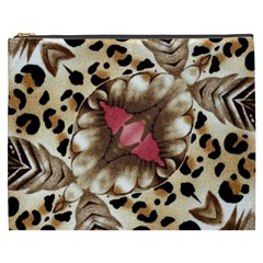 Animal Tissue And Flowers Cosmetic Bag (xxxl)  by Amaryn4rt