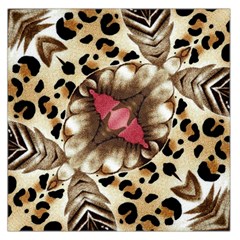 Animal Tissue And Flowers Large Satin Scarf (square)