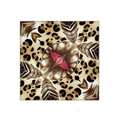 Animal Tissue And Flowers Satin Bandana Scarf