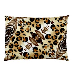 Background Fabric Animal Motifs And Flowers Pillow Case