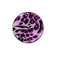 Background Fabric Animal Motifs Lilac Hat Clip Ball Marker by Amaryn4rt