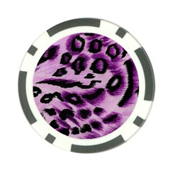 Background Fabric Animal Motifs Lilac Poker Chip Card Guard (10 Pack) by Amaryn4rt