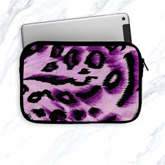 Background Fabric Animal Motifs Lilac Apple Ipad Mini Zipper Cases by Amaryn4rt