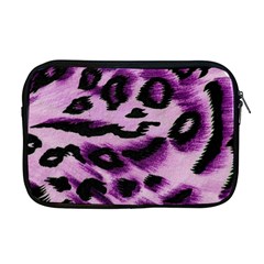 Background Fabric Animal Motifs Lilac Apple Macbook Pro 17  Zipper Case by Amaryn4rt