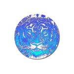 Background Fabric With Tiger Head Pattern Magnet 3  (Round) Front