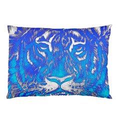 Background Fabric With Tiger Head Pattern Pillow Case