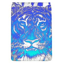 Background Fabric With Tiger Head Pattern Flap Covers (l)  by Amaryn4rt