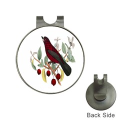 Bird On Branch Illustration Hat Clips With Golf Markers by Amaryn4rt