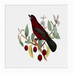 Bird On Branch Illustration Medium Glasses Cloth by Amaryn4rt