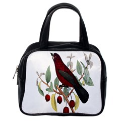 Bird On Branch Illustration Classic Handbags (one Side) by Amaryn4rt