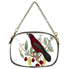 Bird On Branch Illustration Chain Purses (two Sides)  by Amaryn4rt