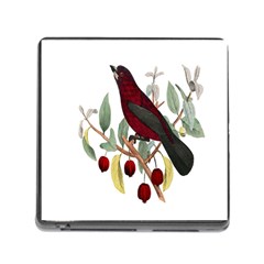 Bird On Branch Illustration Memory Card Reader (square) by Amaryn4rt