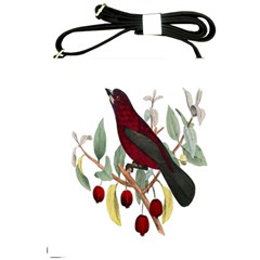 Bird On Branch Illustration Shoulder Sling Bags by Amaryn4rt