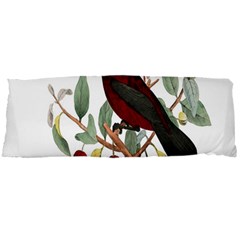 Bird On Branch Illustration Body Pillow Case Dakimakura (two Sides) by Amaryn4rt