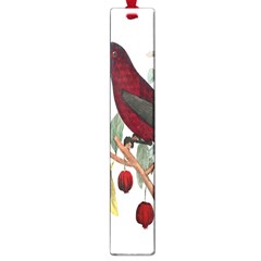 Bird On Branch Illustration Large Book Marks by Amaryn4rt