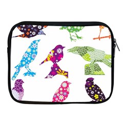 Birds Colorful Floral Funky Apple Ipad 2/3/4 Zipper Cases by Amaryn4rt