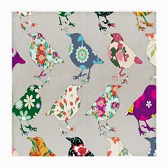 Birds Floral Pattern Wallpaper Medium Glasses Cloth by Amaryn4rt