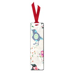 Birds Floral Pattern Wallpaper Small Book Marks by Amaryn4rt