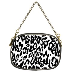 Black And White Leopard Skin Chain Purses (two Sides)  by Amaryn4rt