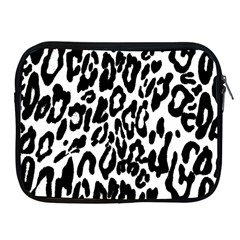 Black And White Leopard Skin Apple Ipad 2/3/4 Zipper Cases by Amaryn4rt