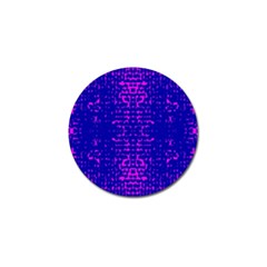 Blue And Pink Pixel Pattern Golf Ball Marker (10 Pack) by Amaryn4rt