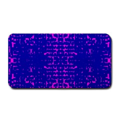 Blue And Pink Pixel Pattern Medium Bar Mats by Amaryn4rt