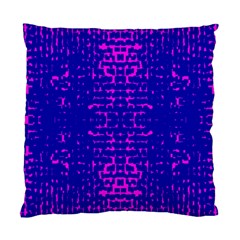 Blue And Pink Pixel Pattern Standard Cushion Case (one Side) by Amaryn4rt