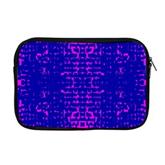 Blue And Pink Pixel Pattern Apple Macbook Pro 17  Zipper Case by Amaryn4rt