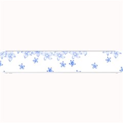 Blue And White Floral Background Small Bar Mats by Amaryn4rt