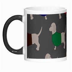 Cute Dachshund Dogs Wearing Jumpers Wallpaper Pattern Background Morph Mugs