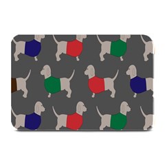 Cute Dachshund Dogs Wearing Jumpers Wallpaper Pattern Background Plate Mats