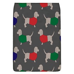 Cute Dachshund Dogs Wearing Jumpers Wallpaper Pattern Background Flap Covers (l)  by Amaryn4rt