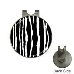 Zebra Background Pattern Hat Clips With Golf Markers by Amaryn4rt