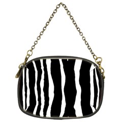 Zebra Background Pattern Chain Purses (one Side)  by Amaryn4rt